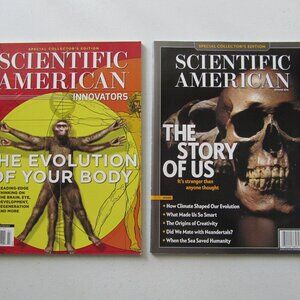 The Evolution of Your Body The Story of Us Scientific American Lot of 2 Magazine